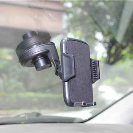 Phone Holder Bracket for 4.5-6.3 Inch Phones, Everyday Use - suction car mount holding smartphone for hands-free video calls and navigation