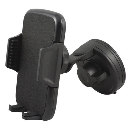 Phone Holder Bracket for 4.5-6.3 Inch Phones, Everyday Use - adjustable black suction mount phone holder for desk or car