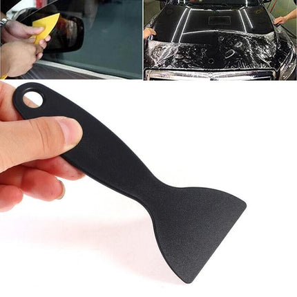 Plastic Scraper Tool for Phone and Tablet Screen Protectors - black plastic squeegee for bubble-free screen protector installation