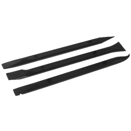 Baku Anti-Static Pry Tools for Phone Repair and Cable Replacement - three black anti-static plastic pry tools for opening phone casings and replacing cables