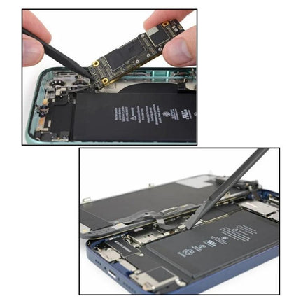 Baku Anti-Static Pry Tools for Phone Repair and Cable Replacement removing phone motherboard and lifting battery flex cables safely