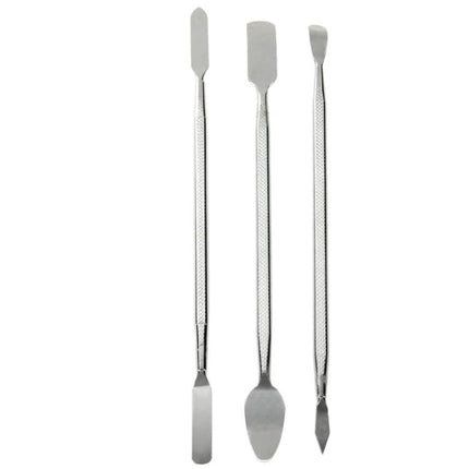 Professional Metal Disassembly Tools Set for Phone Repair - three stainless steel metal spudger scrapers for opening phone and tablet casings