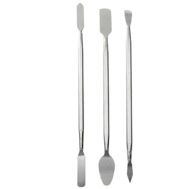 Professional Metal Disassembly Tools Set for Phone Repair - three stainless steel metal spudger scrapers for opening phone and tablet casings