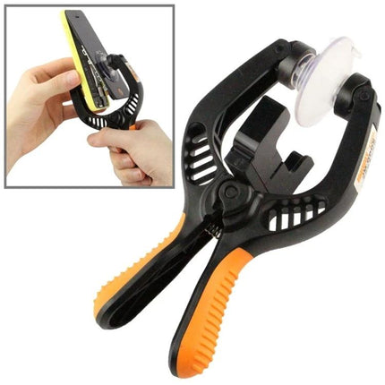 Jakemy Universal Mobile Screen Repair Tool for Smartphones suction clamp and plastic prying tool for safely removing phone screens