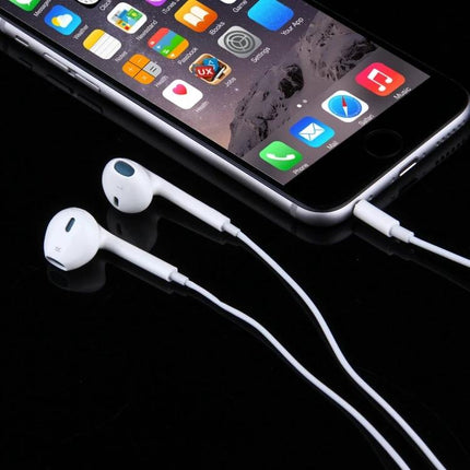 Wired 3.5mm Earphones With Inline Microphone For Calls paired with smartphone — inline remote for calls commuting and gym