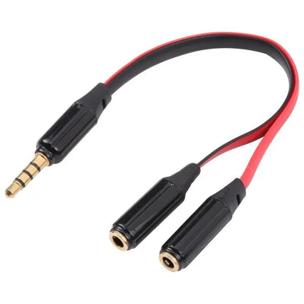 3.5mm Stereo Audio Splitter Cable Male to 2 Female 20cm