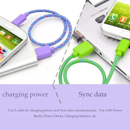 Nylon USB Cable for Everyday iPhone Charging and Transfer Tasks
