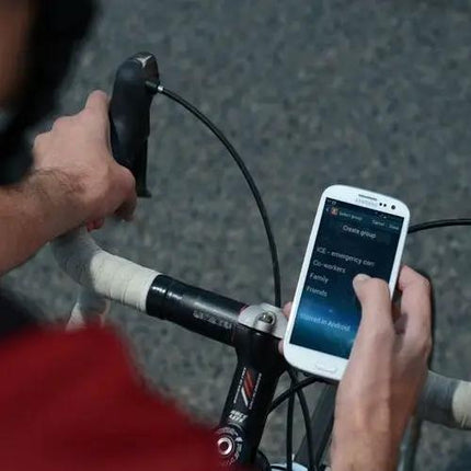 Finger Grip Phone Holder for One-Handed Smartphone and Tablet Use