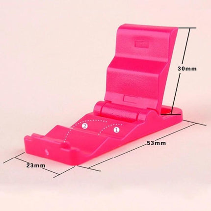 Compact Mini Universal Phone Holder for All Smartphones, 200-Piece Pack - pink foldable phone stand with 30mm and 53mm dimensions
