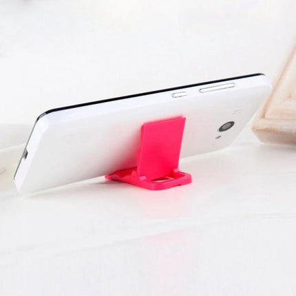 Compact Mini Universal Phone Holder for All Smartphones, 200-Piece Pack - pink foldable mini stand holding smartphone horizontally for hands-free use