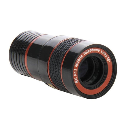 Telephoto Lens for Mobile Event Photography and Scenes - 8x zoom telephoto camera attachment for phones, ideal for concerts, sports, travel