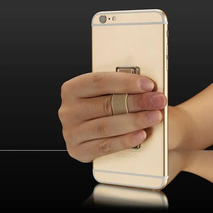 Universal Foldable Phone Stand with Finger Grip for Easy Holding