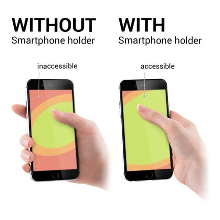 Universal Finger Grip Holder for One-Handed Smartphone Use