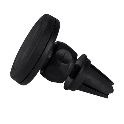 Air Vent Mount Clip For Smartphones Universal Car Phone Holder - black magnetic rubber-grip car vent phone mount for hands-free navigation