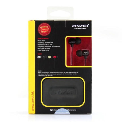 Wired In-Ear Earphones Tangle Resistant Cable For Commuting lightweight metal housing with inline mic and controls