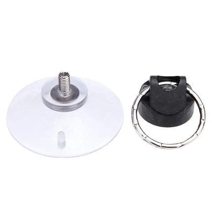 Jakemy Universal Suction Cup for Opening Device Screens – clear suction cup and keyring handle for smartphone and tablet screen removal