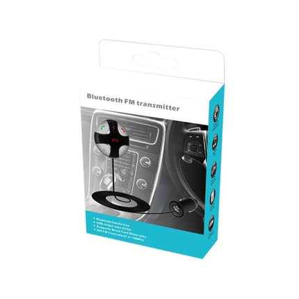 Bluetooth Car Charger With Hands Free Calling And Music Switching, compact Bluetooth FM transmitter for safe calls and wireless music streaming