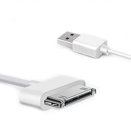 Essential Charging Cable for Daily Device Syncing at Home - white 30-pin to USB cable for iPhone 4/iPod Nano legacy charging and data sync