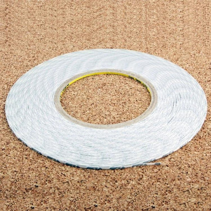 Double Sided Adhesive Tape for iPad Touch Repair, 6mm Width - white thin roll for precise screen and touch layer assembly
