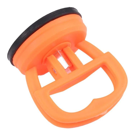 Handheld Suction Tool for Tablet Screen Removal Tasks - orange suction lifter for safely gripping and lifting tablet screens during repairs