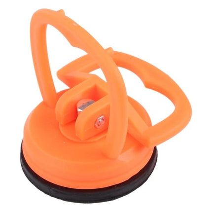 Handheld Suction Tool for Tablet Screen Removal Tasks - orange single-cup suction lifter for safe tablet screen removal and repair