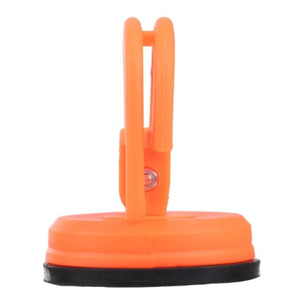 Handheld Suction Tool for Tablet Screen Removal Tasks - orange single-cup suction lifter for safe tablet screen removal and repair