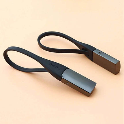 Titanium Key Chain Compact Car Key Ring For Everyday Use — compact 12cm titanium loop for organizing car and house keys without bulk