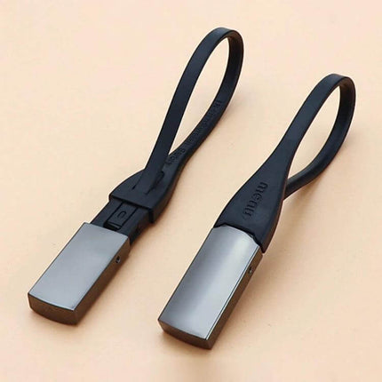 Titanium Key Chain Compact Car Key Ring For Everyday Use - compact 12cm natural titanium key loop for car and house keys
