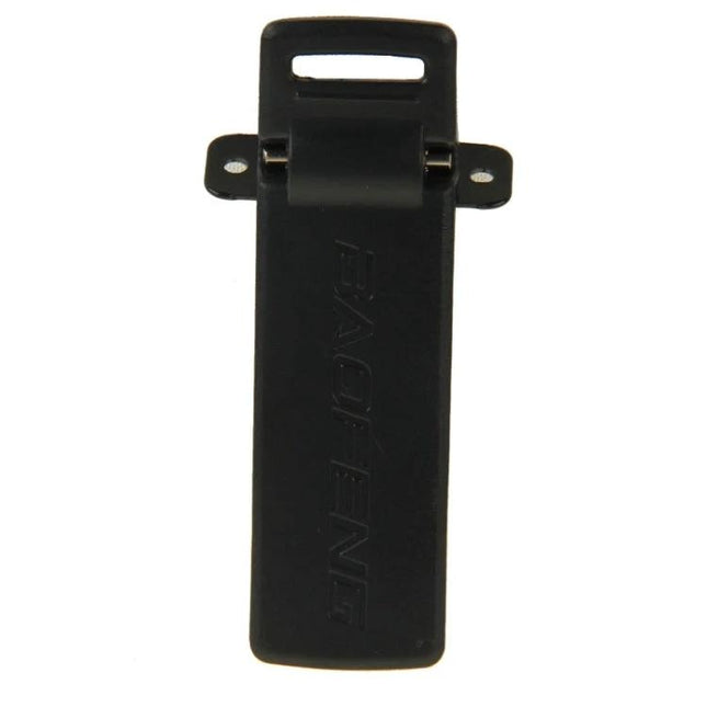 Durable Belt Clip for Attaching Walkie Talkies Securely to Belts - black sturdy clip for hands-free carry and secure attachment