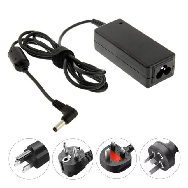 Portable Replacement AC Power Adapter for Sony Laptops – compact universal 100-240V travel charger with multiple international plug options