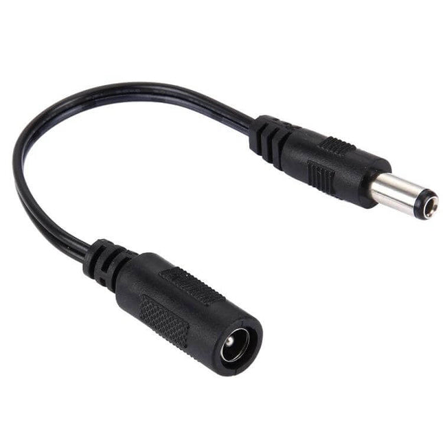 15cm Power Connector Cable for Laptop Adapters and Chargers – 5.5x2.1mm to 5.5x2.5mm adapter cable for travel and device charging