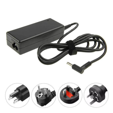AC Power Adapter for HP Envy 14 and Pavilion 15 Laptops – replacement charger with 100-240V input and international plug options