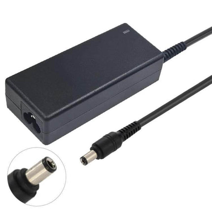 Versatile AC Adapter for Everyday Toshiba Laptop Charging - black replacement charger with coaxial DC plug and safety protection