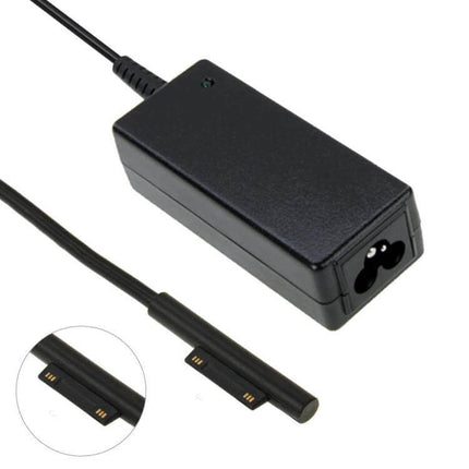 AC Power Adapter for Microsoft Surface Laptop Charging Needs - black replacement charger with magnetic Surface connector and safety protection