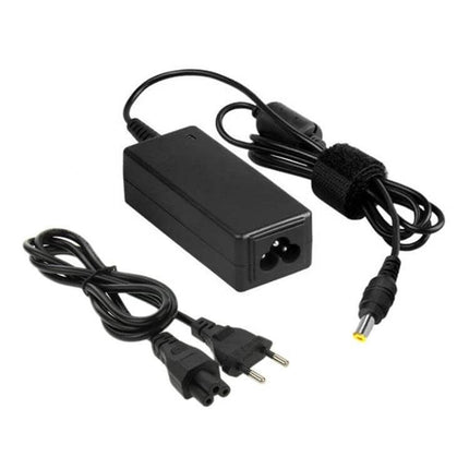 AC Adapter for Fujitsu Laptops with International Plugs and Tips – black replacement charger with multiple plug tips and cord