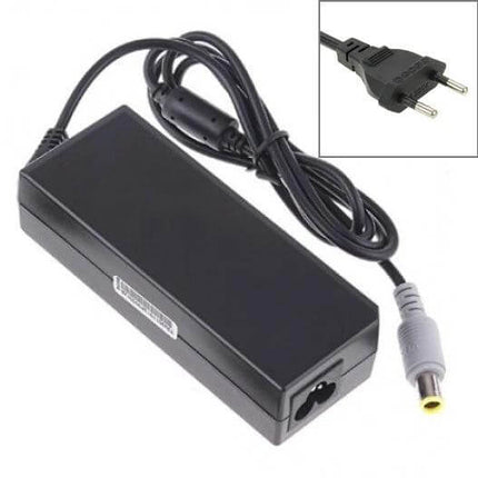 AC Power Adapter for Lenovo Laptops with US Plug Design – black replacement charger 100-240V 2.4A travel adapter