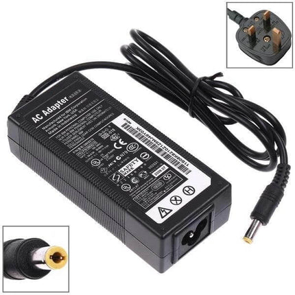 AC Power Adapter for Lenovo Notebooks, 90W with Multiple Plugs – 90W replacement charger with international plug set and DC connector for Lenovo laptops