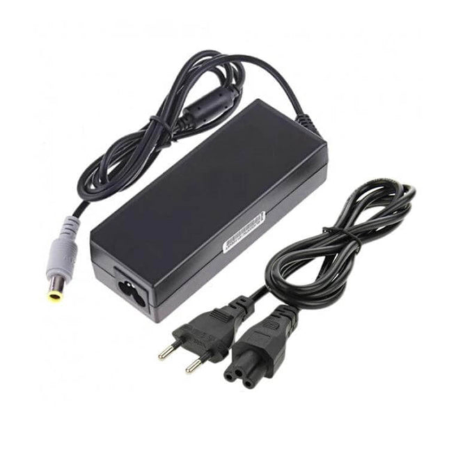 AC Adapter for ThinkPad Laptops with International Plugs – black replacement charger with detachable international power cord