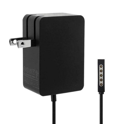 AC Adapter for Microsoft Surface RT Tablet with International Plugs - compact black travel charger with magnetic connector