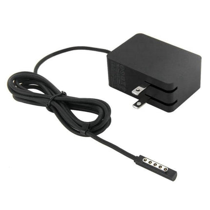 AC Adapter for Microsoft Surface RT Tablet with International Plugs – compact travel charger with detachable international plug heads and magnetic Surface connector