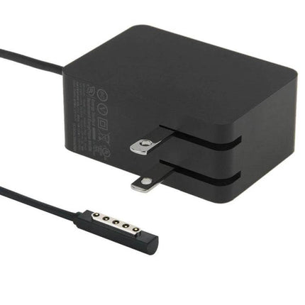 AC Adapter for Microsoft Surface RT Tablet with International Plugs compact black travel charger with magnetic Surface connector