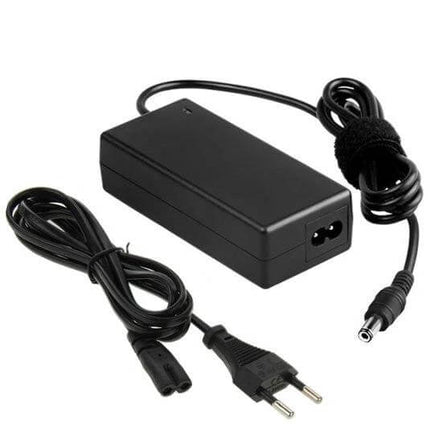 AC Adapter for Charging Toshiba Laptops with US Plug Option - black replacement charger with US two-prong plug and DC output cable