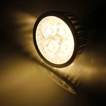 Practical LED Bulb for Everyday Home and Studio Lighting glowing spotlight on a desk for reading and hobby tasks