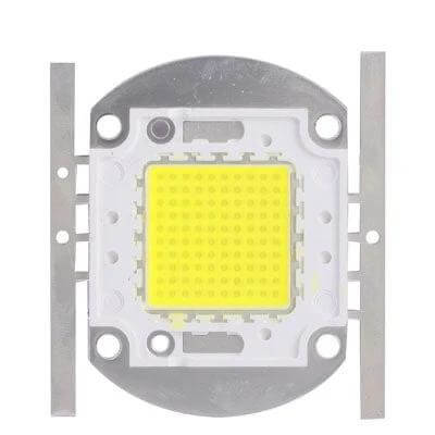 80W High Power LED Lamp Warm White For Home Lighting close-up of compact 56×53mm LED module showing 6800 lumens warm white chip
