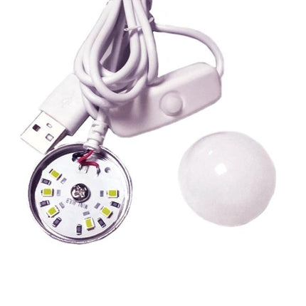 Essential USB light for daily home and travel use - compact USB LED lamp with switch, 5V 2W plug-in reading and travel light