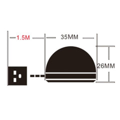 USB-2W 5V 140-150Lúmenes 6 LED