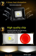 Brilliant Illumination: Over 4000 Lumens, High Power Factor, Warm White Light