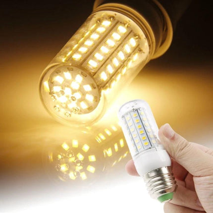 LED Light for Everyday Home and Studio Settings - compact warm-white LED bulb shown lit and held for reading, studio shoots, and retail display lighting