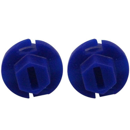 Vehicle Dashboard LED Bulb For Instrument Light Replacement - pair of blue plastic holders for dashboard LED mount, improves instrument illumination