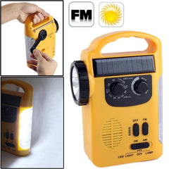 Linterna de emergencia multifunción para exteriores con 5 LED y radio AM/FM